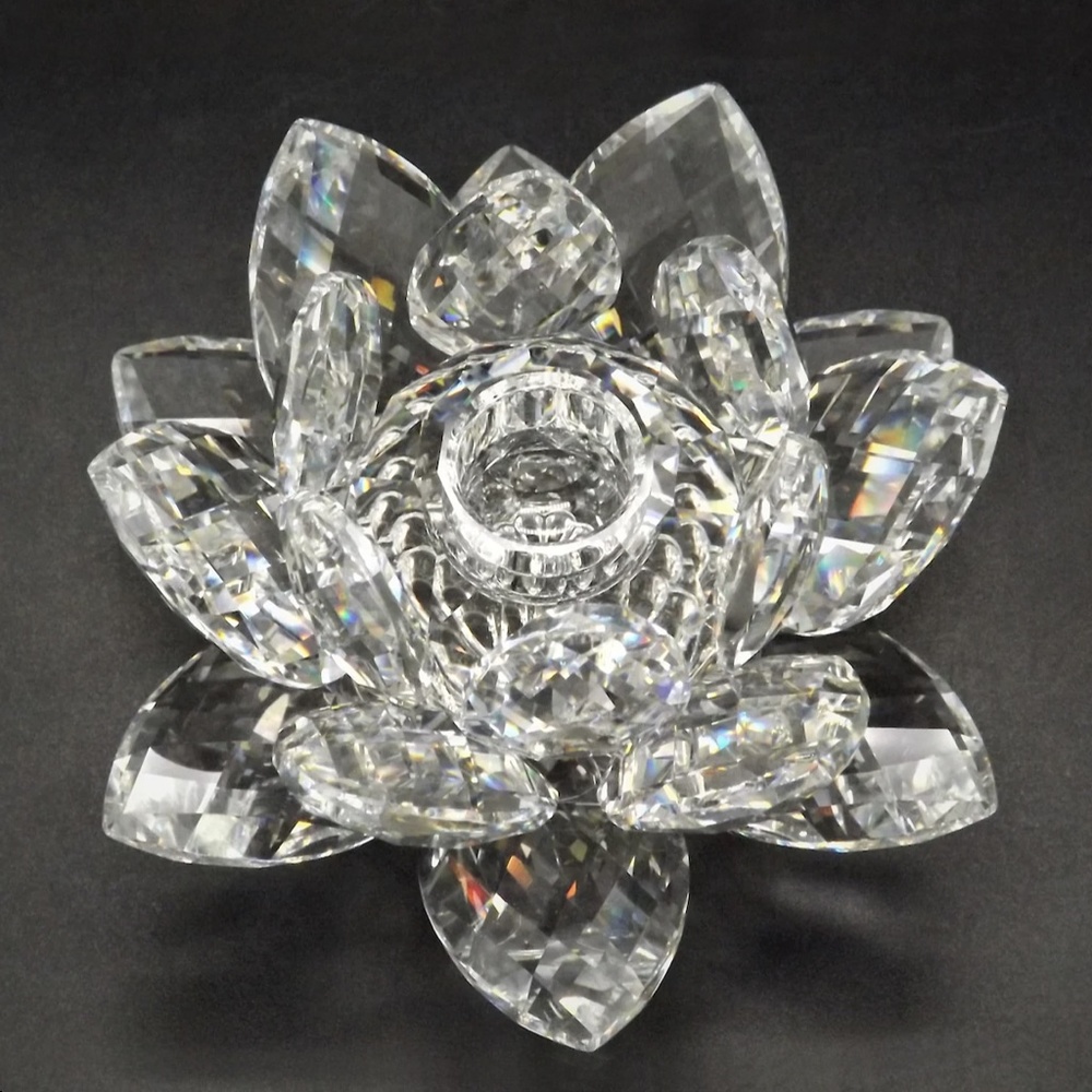 🌺 SWAROVSKI Crystal Waterlily | 3" x 1.625"